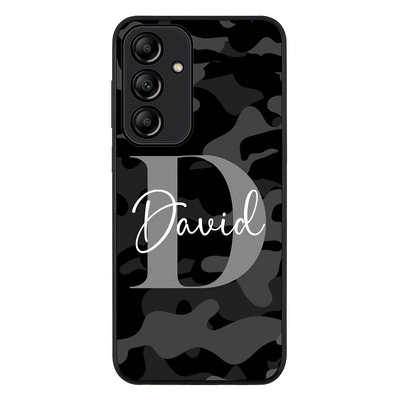 Personalized Name Camouflage Military Camo Phone Case - Samsung A Series - Galaxy A35 / Rugged