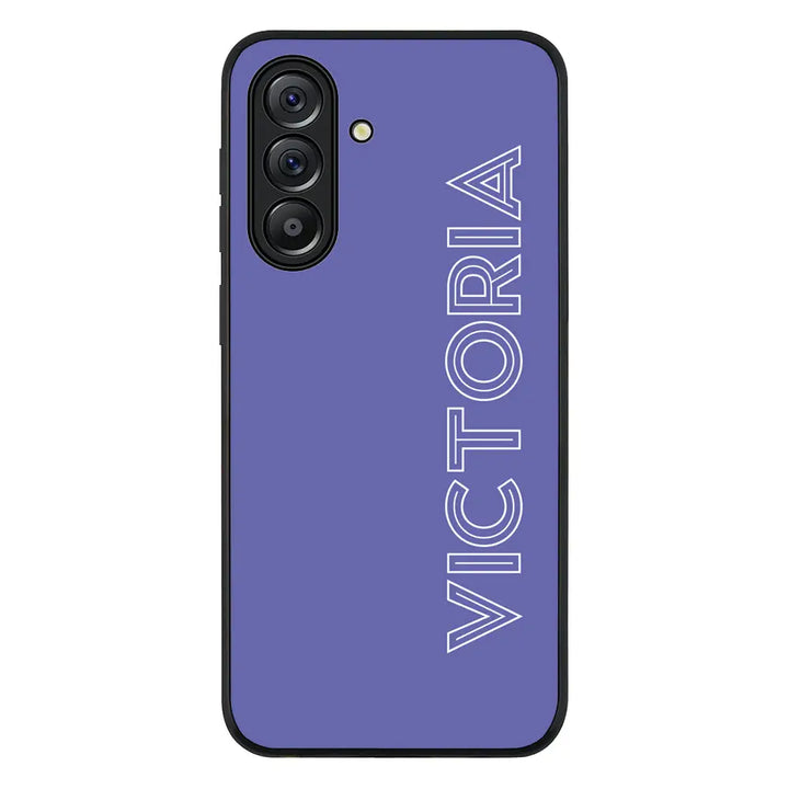 Personalized Name Custom Phone Case - Samsung A Series - Galaxy A36 / Rugged Black - Stylizedd