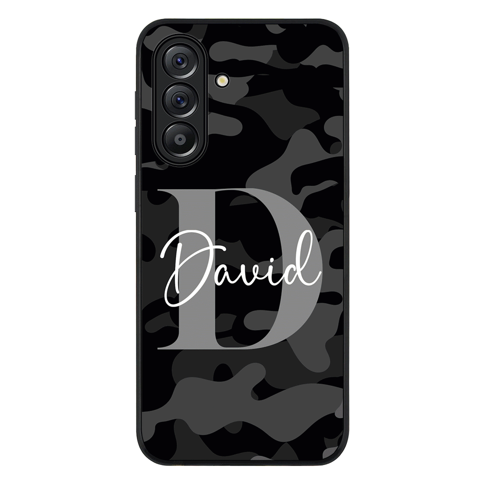 Personalized Name Camouflage Military Camo Phone Case - Samsung A Series - Galaxy A36 / Rugged
