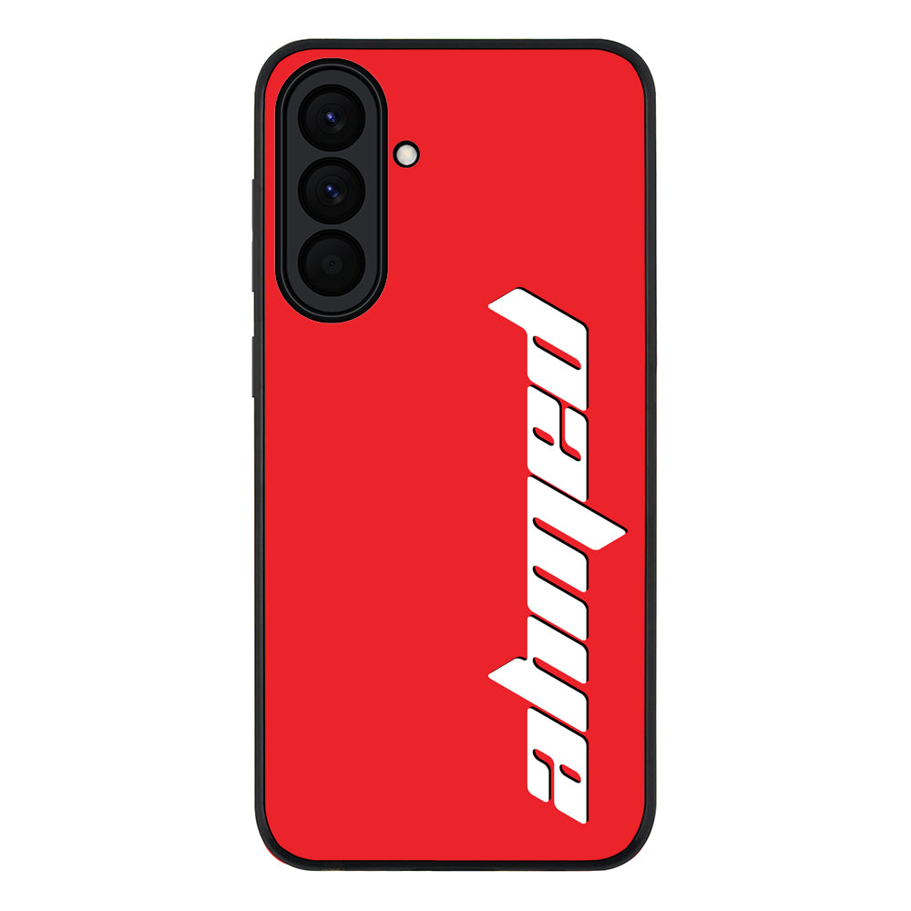 Custom Text, Vertical Name Phone Case - Samsung A Series