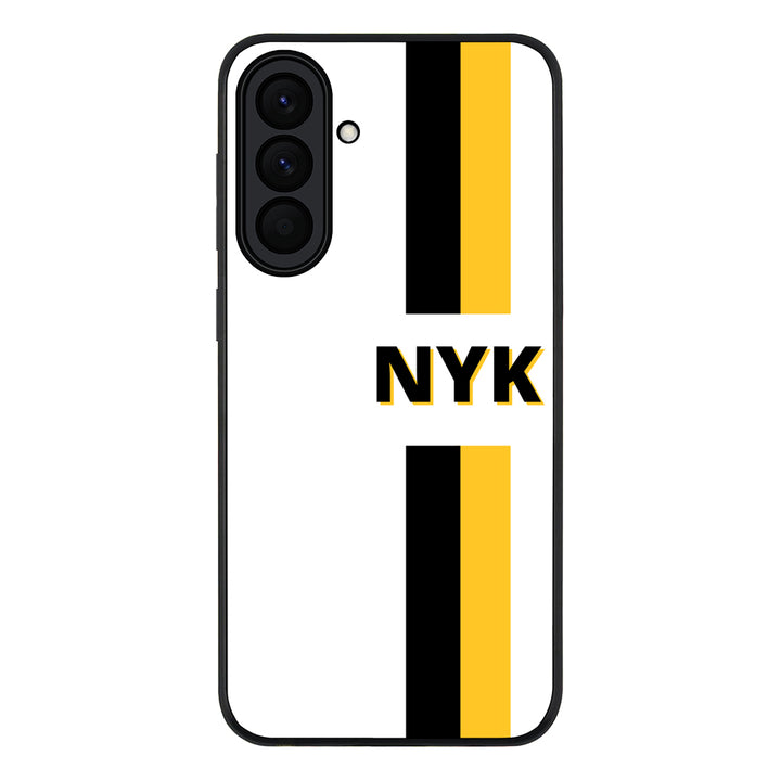 Custom Striped Monogram Phone Case - Samsung A Series