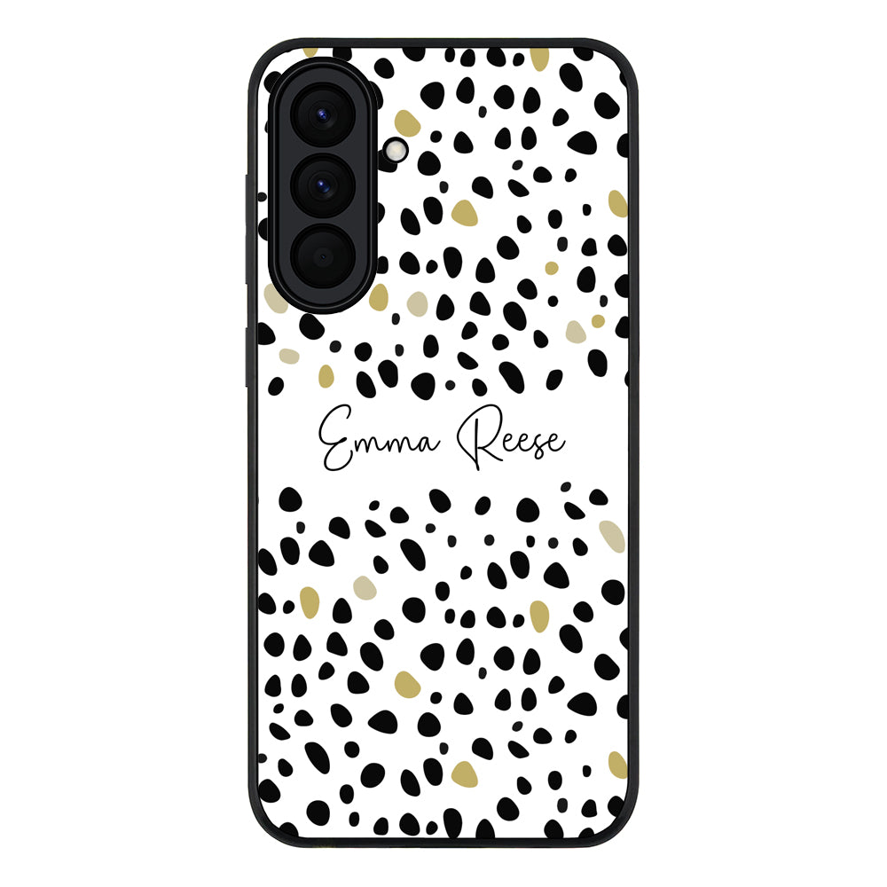 Pebble Multi Color Custom Text, My Name Phone Case - Samsung A Series