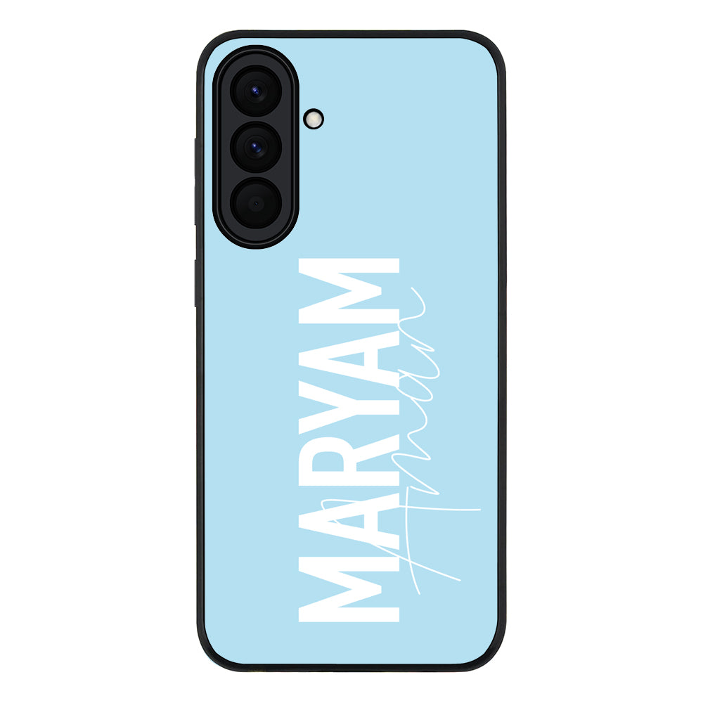 Personalized Name Vertical, Phone Case - Samsung A Series