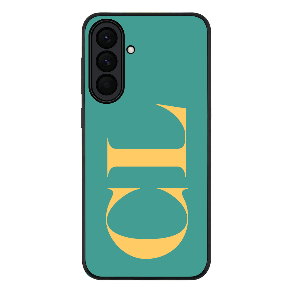 Personalized Monogram Large Initial 3D Shadow Text, Phone Case - Samsung A Series