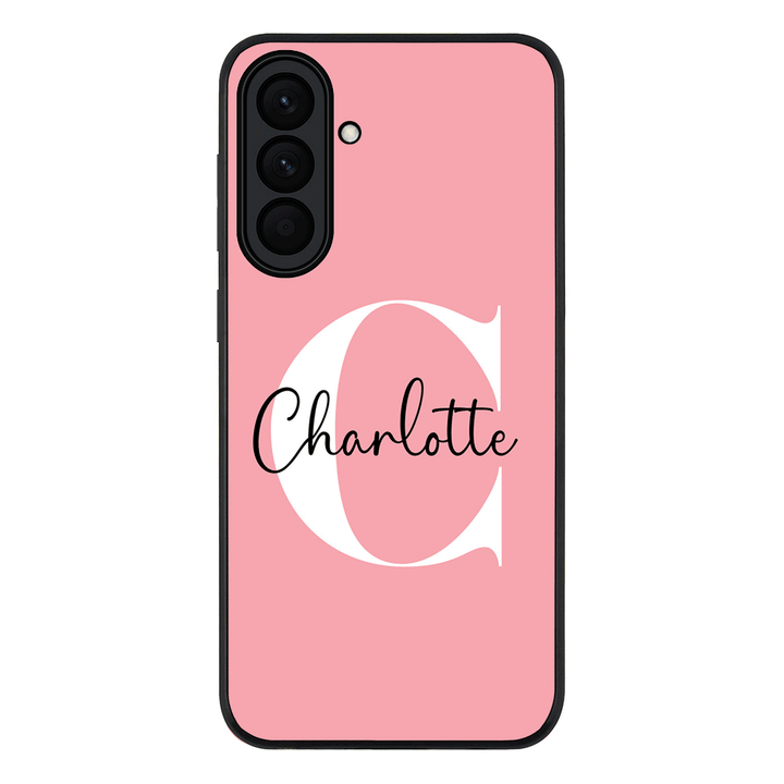 Custom Monogram Large Initial Name & Letter, Phone Case - Samsung A Series