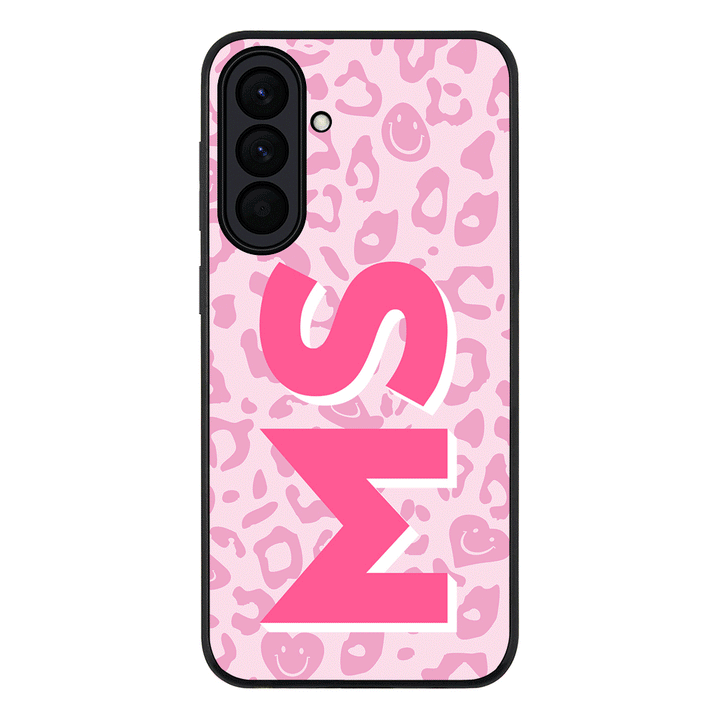 Custom Monogram Initial 3D Shadow Text Seamless Pattern, Phone Case - Samsung A Series