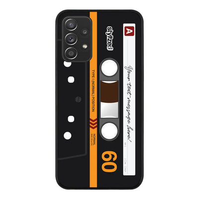 Samsung Galaxy A52 4G / Rugged Black Custom Retro Cassette Tape Phone Case - Samsung A Series - Stylizedd.com
