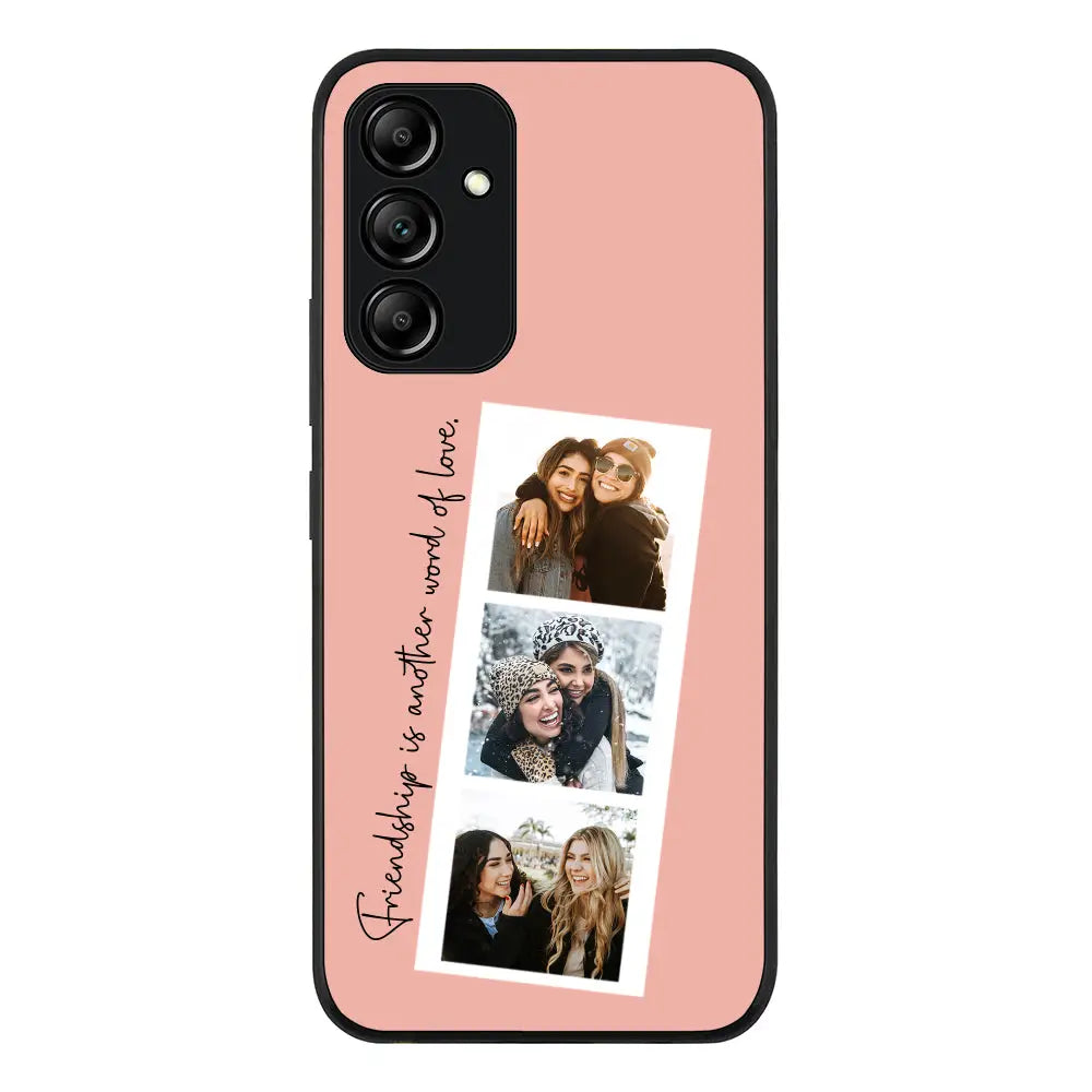 Samsung Galaxy A54 5G / Rugged Black Phone Case Custom Photo Strip Polaroid Style, Phone Case - Samsung A Series - Stylizedd