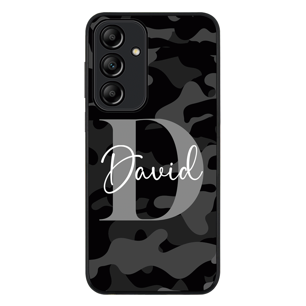 Personalized Name Camouflage Military Camo Phone Case - Samsung A Series - Galaxy A55 / Rugged
