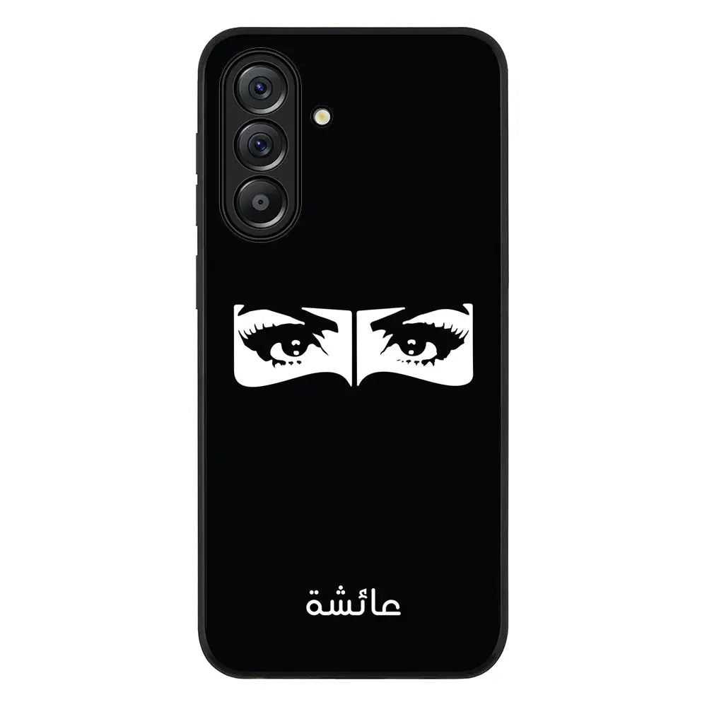 Custom Name Niqabi Eye Phone Case - Samsung A Series - Galaxy A56 / Rugged Black - Phone Case