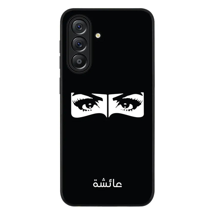 Custom Name Niqabi Eye Phone Case - Samsung A Series - Galaxy A56 / Rugged Black - Phone Case