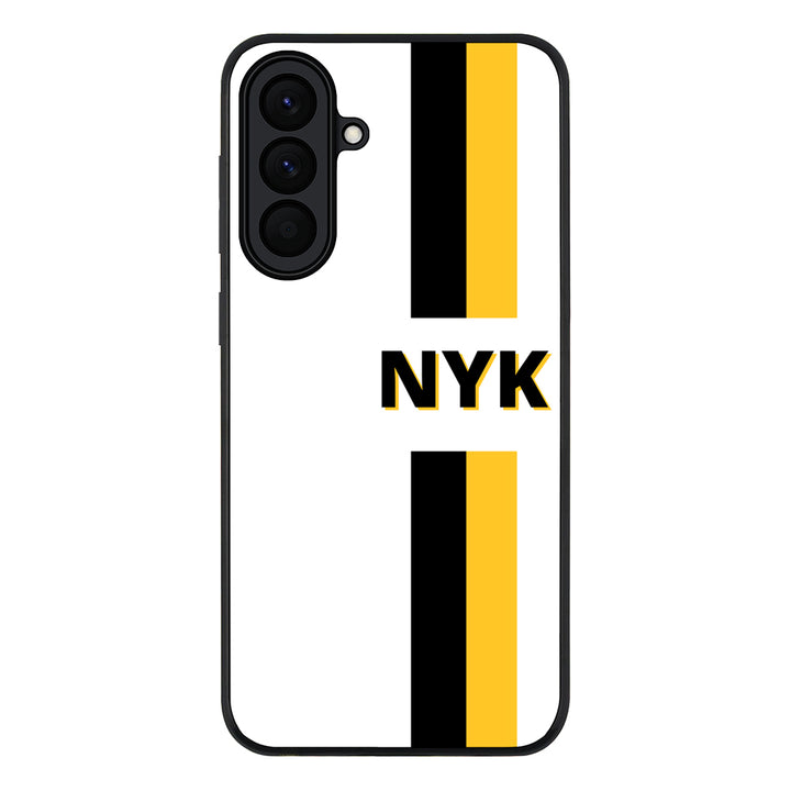 Custom Striped Monogram Phone Case - Samsung A Series