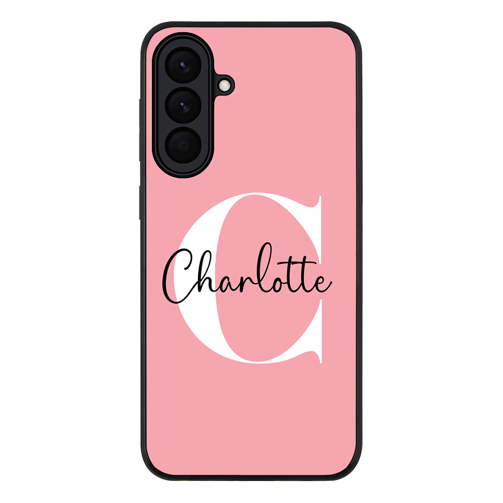 Custom Monogram Large Initial Name & Letter, Phone Case - Samsung A Series