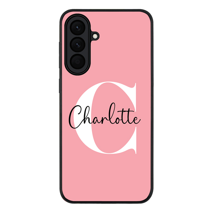 Custom Monogram Large Initial Name & Letter, Phone Case - Samsung A Series