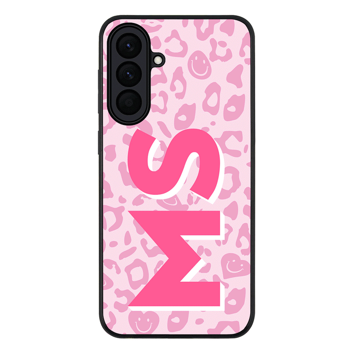 Custom Monogram Initial 3D Shadow Text Seamless Pattern, Phone Case - Samsung A Series