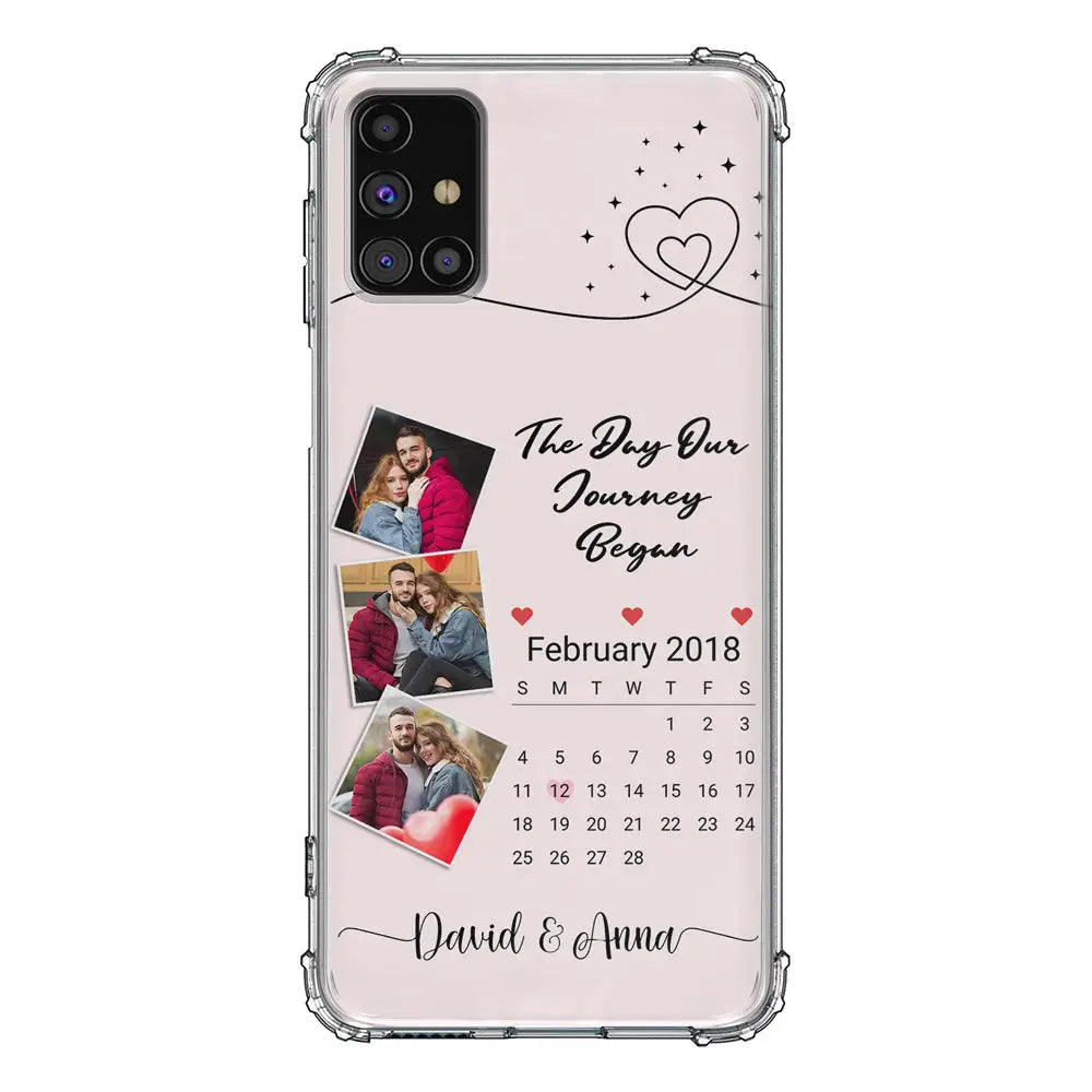 Samsung Galaxy A71 4G / Clear Classic Custom Photo Collage Calendar, Phone Case - Samsung A Series - Stylizedd.com