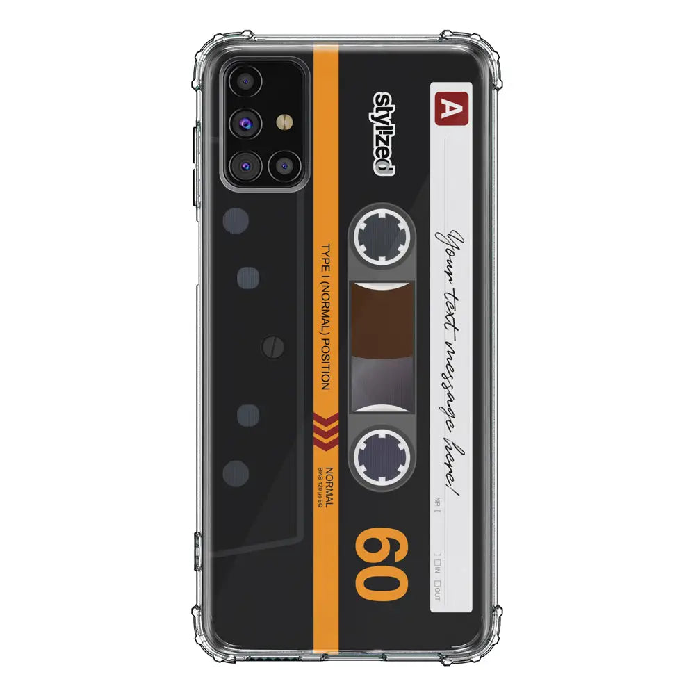 Samsung Galaxy A71 4G / Clear Classic Custom Retro Cassette Tape Phone Case - Samsung A Series - Stylizedd.com