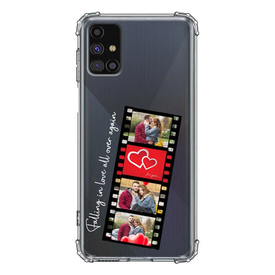 Samsung Galaxy A71 4G / Clear Classic Phone Case Custom Valentine Photo Film Strips, Phone Case - Samsung A Series - Stylizedd