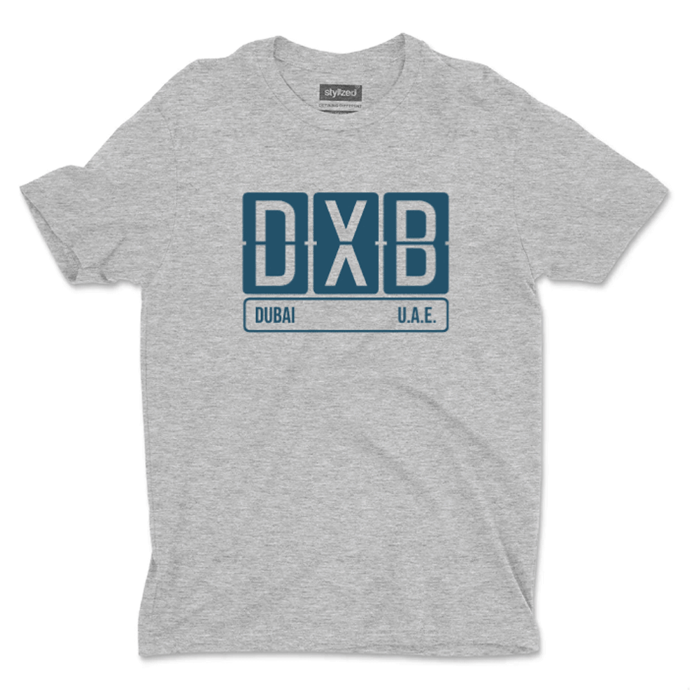 Custom Airport Code Sign T - shirt - Classic - Light Grey / XS - T - Shirt