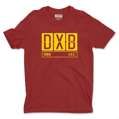 Custom Airport Code Sign T - shirt - Classic - Maroon / XS - T - Shirt