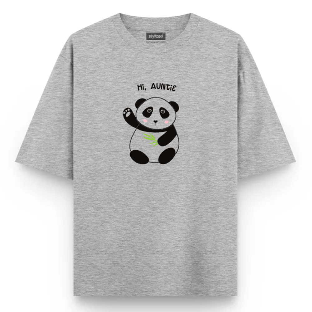 Custom Aloha T-shirt - Oversize - Light Grey / XS - T-Shirt