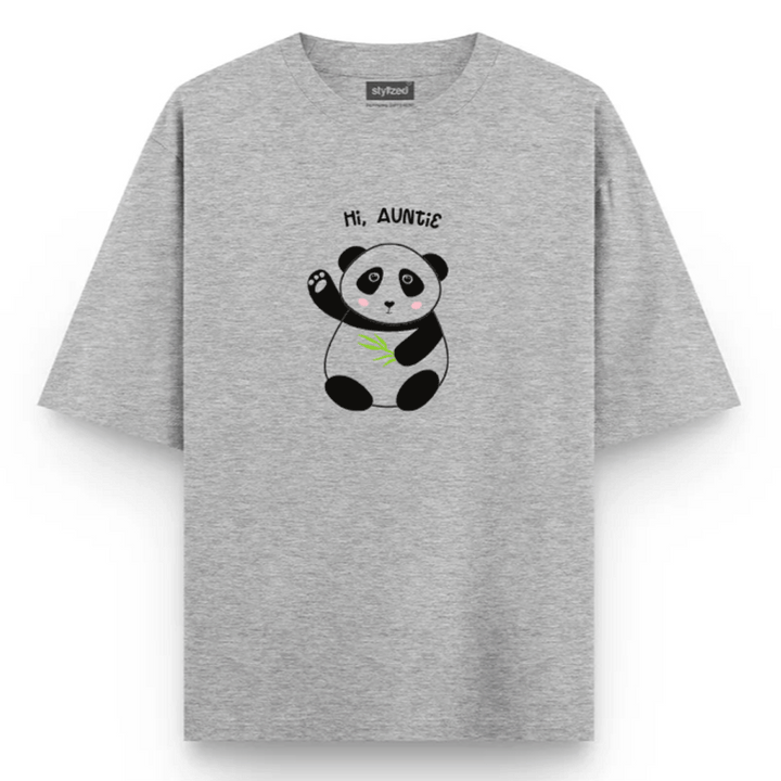 Custom Aloha T-shirt - Oversize - Light Grey / XS - T-Shirt