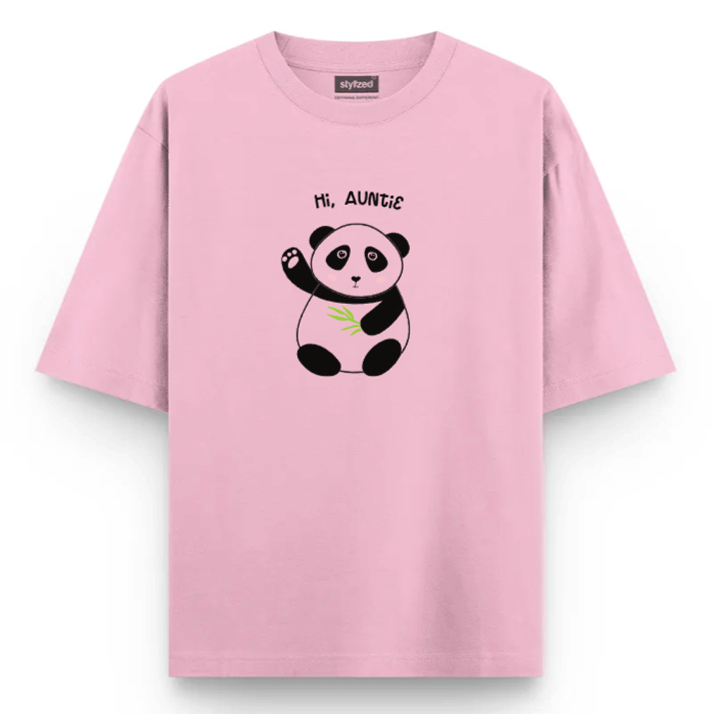 Custom Aloha T-shirt - Oversize - Pink / XS - T-Shirt