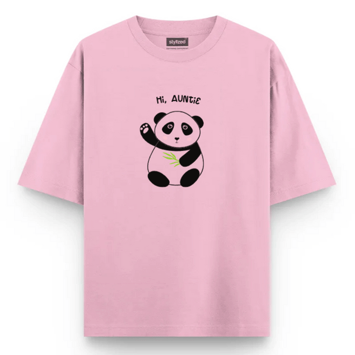 Custom Aloha T-shirt - Oversize - Pink / XS - T-Shirt