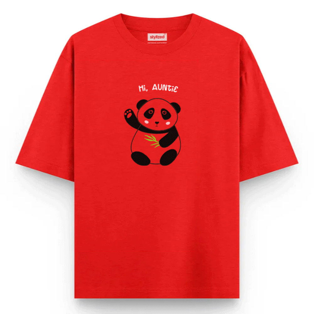Custom Aloha T-shirt - Oversize - Red / XS - T-Shirt