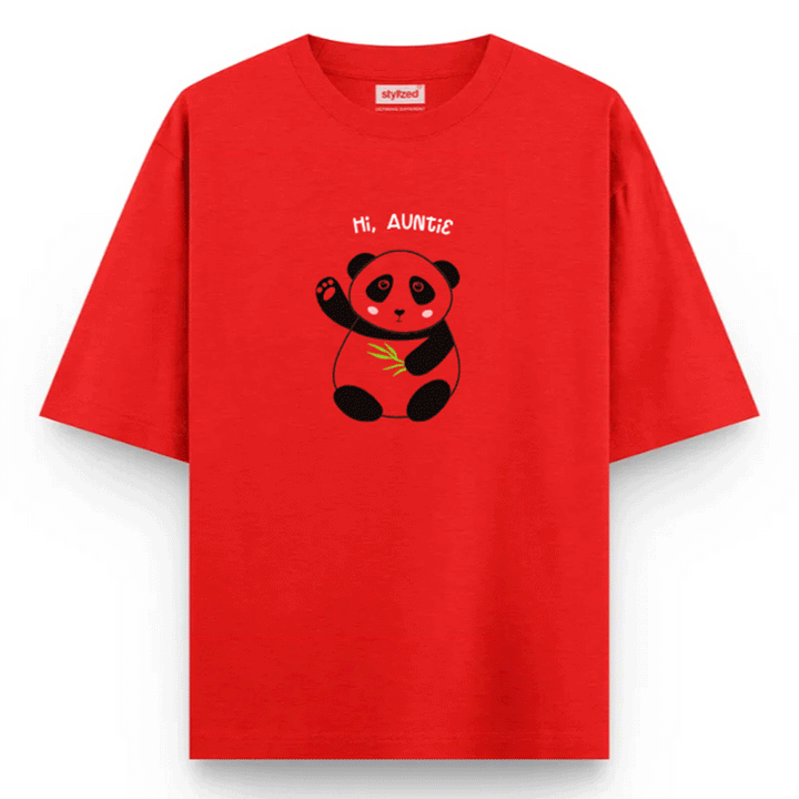 Custom Aloha T-shirt - Oversize - Red / XS - T-Shirt