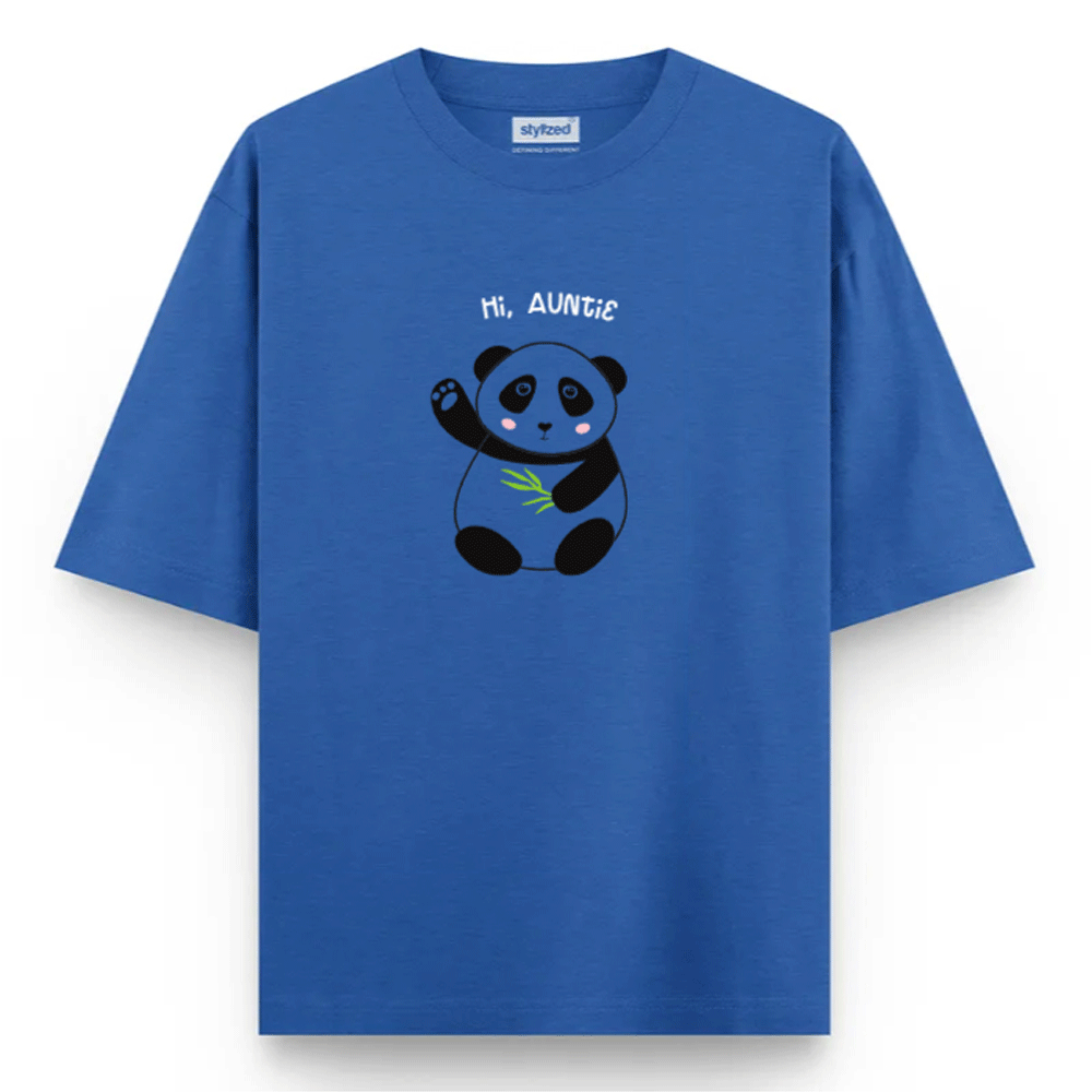 Custom Aloha T-shirt - Oversize - Royal Blue / XS - T-Shirt