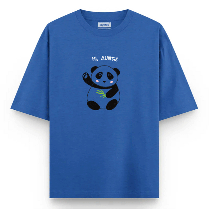 Custom Aloha T-shirt - Oversize - Royal Blue / XS - T-Shirt
