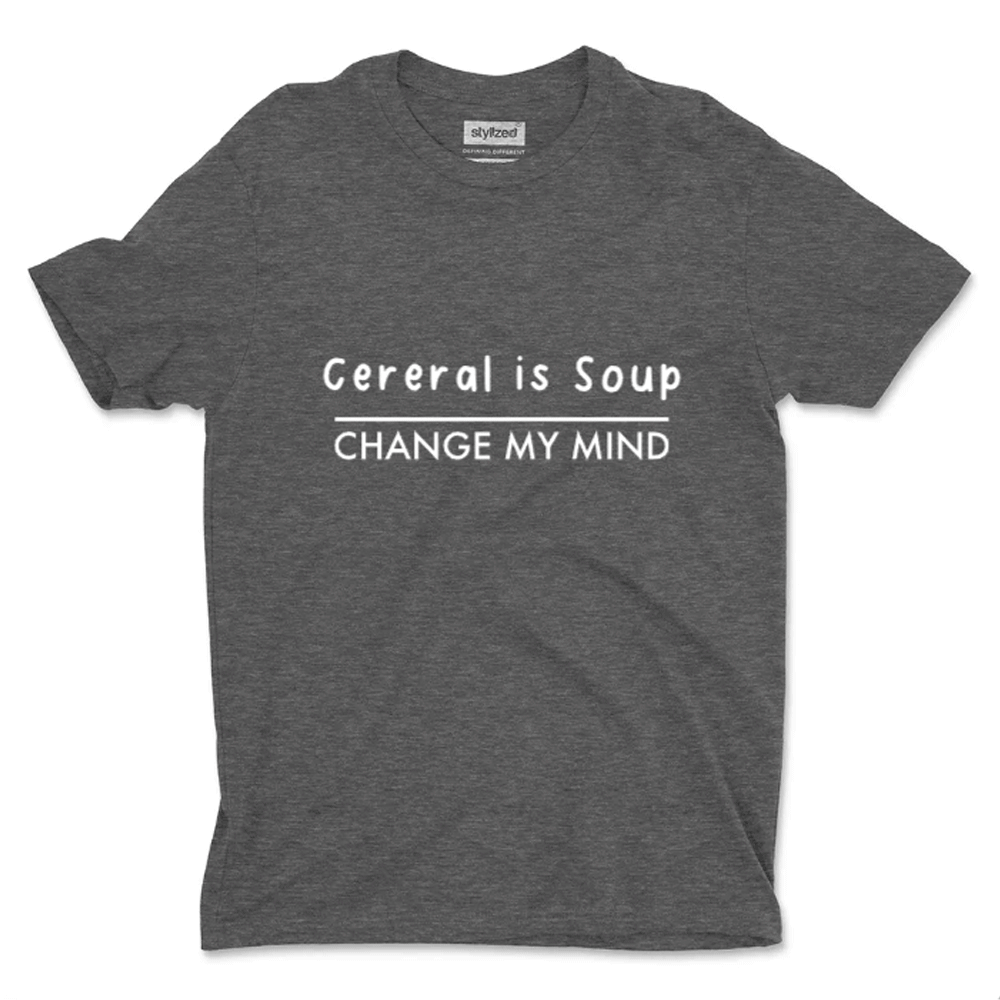 Custom Change My Mind T - shirt - Classic - Charcoal Grey / XS - T - Shirt