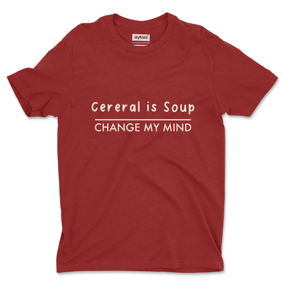 Custom Change My Mind T - shirt - Classic - Maroon / XS - T - Shirt