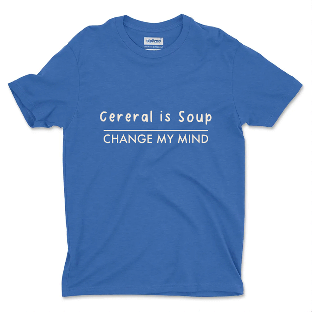 Custom Change My Mind T - shirt - Classic - Royal Blue / XS - T - Shirt