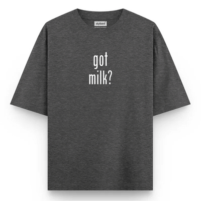 Custom Got T-shirt - Oversize - Charcoal Grey / XS - T-Shirt