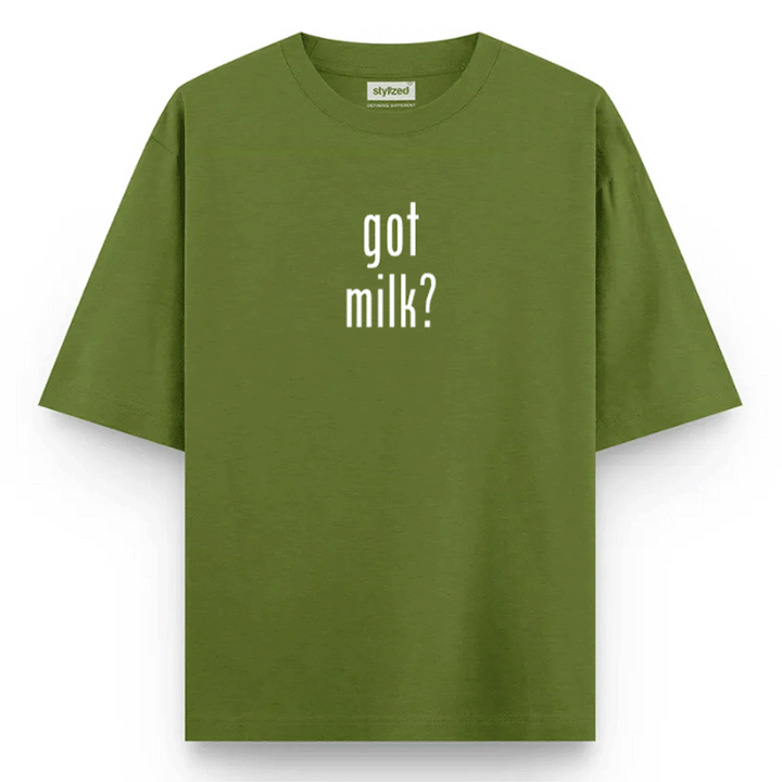 Custom Got T-shirt - Oversize - Military Green / XS - T-Shirt