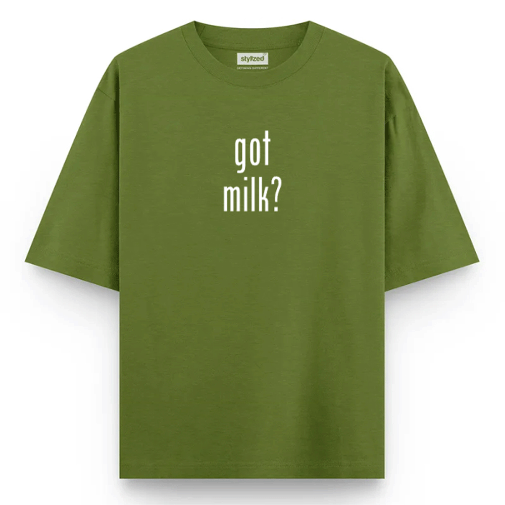 Custom Got T-shirt - Oversize - Military Green / XS - T-Shirt