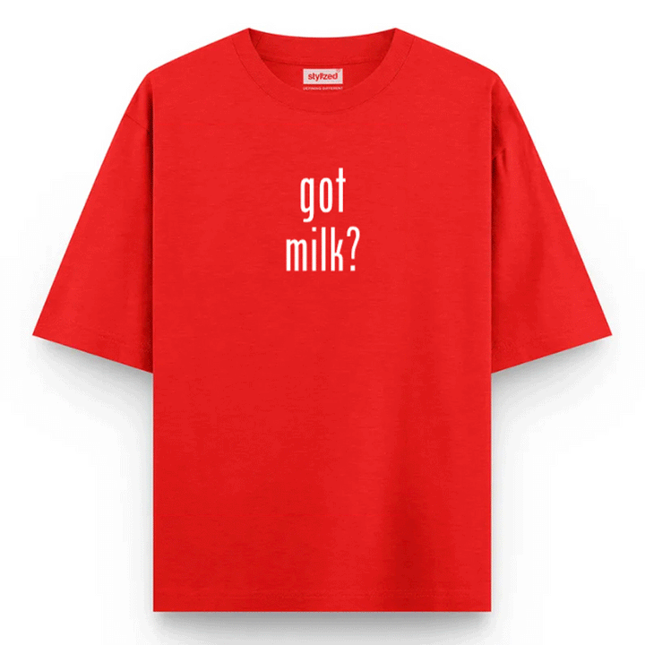 Custom Got T-shirt - Oversize - Red / XS - T-Shirt