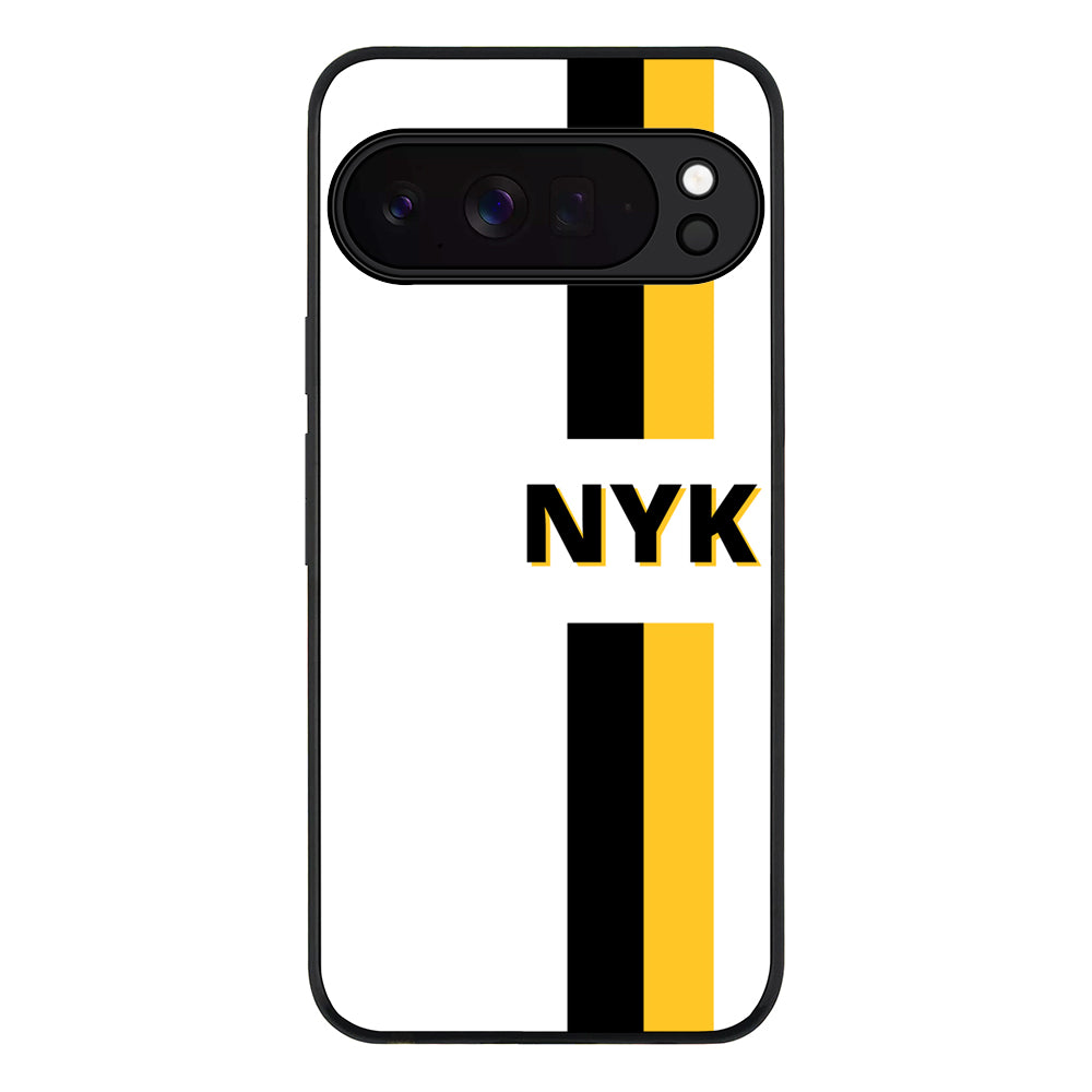Custom Striped Monogram Phone Case - Google