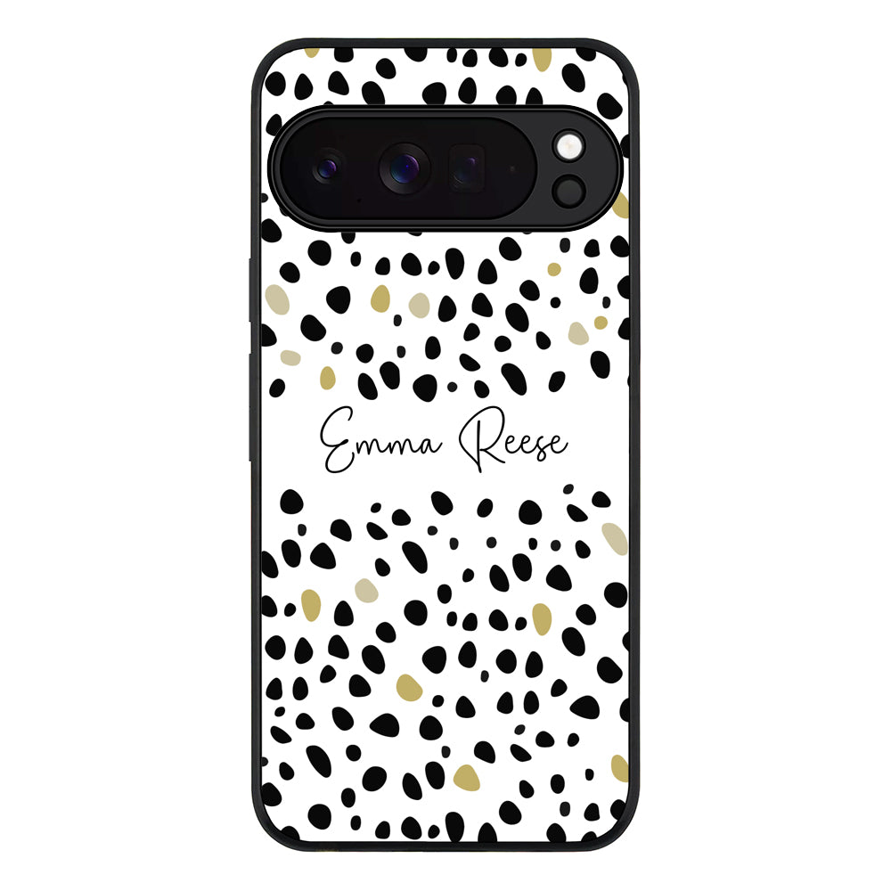 Pebble Multi Color Custom Text, My Name Phone Case - Google