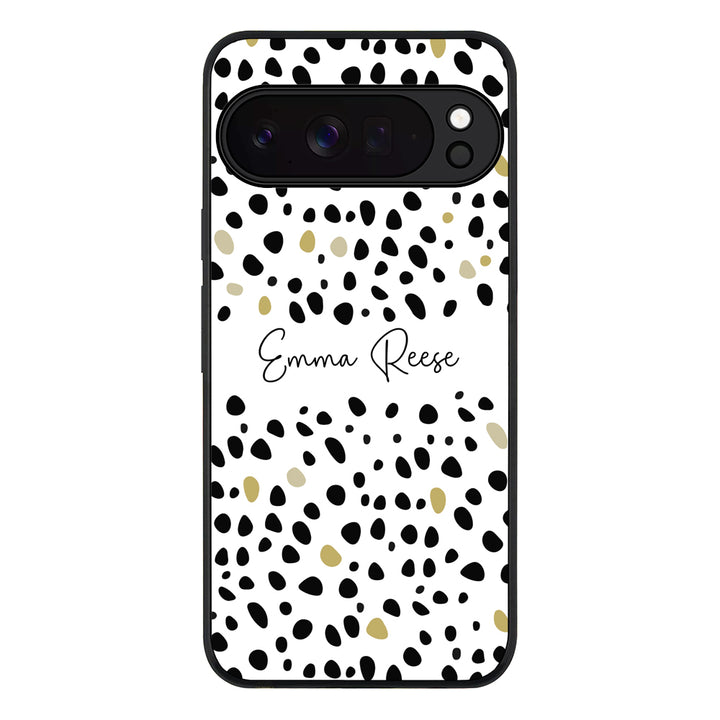 Pebble Multi Color Custom Text, My Name Phone Case - Google