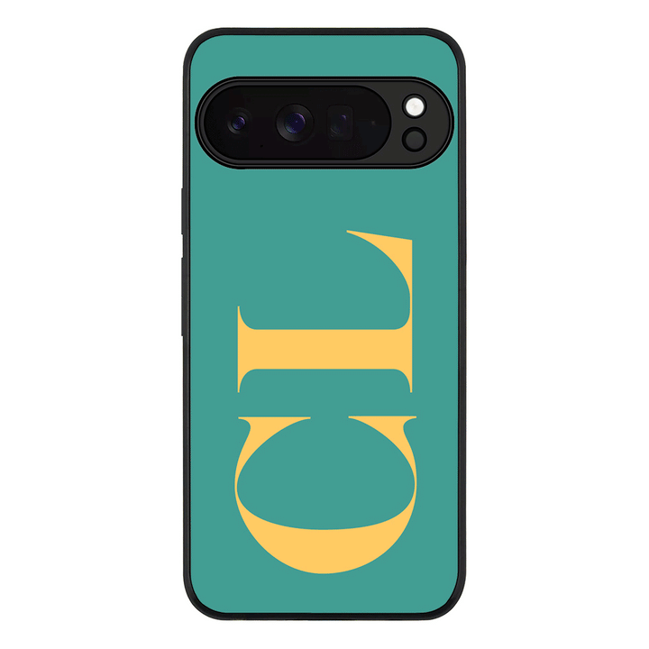 Personalized Monogram Large Initial 3D Shadow Text, Phone Case - Google