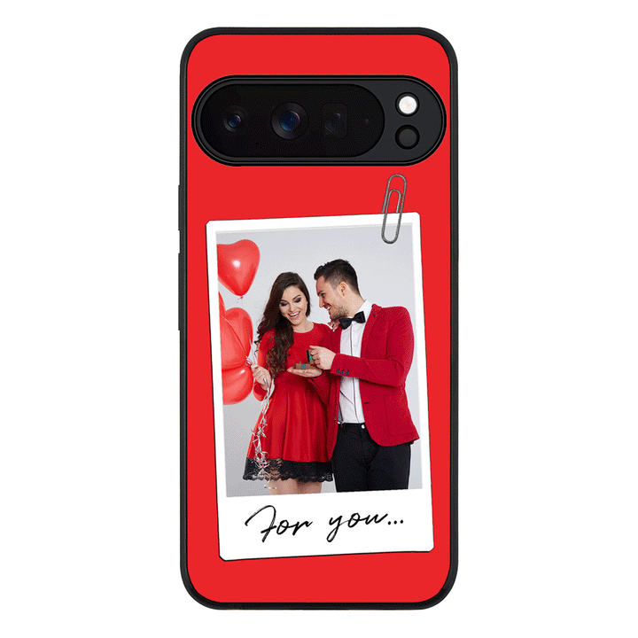 Personalized Polaroid Photo Valentine, Phone Case - Google