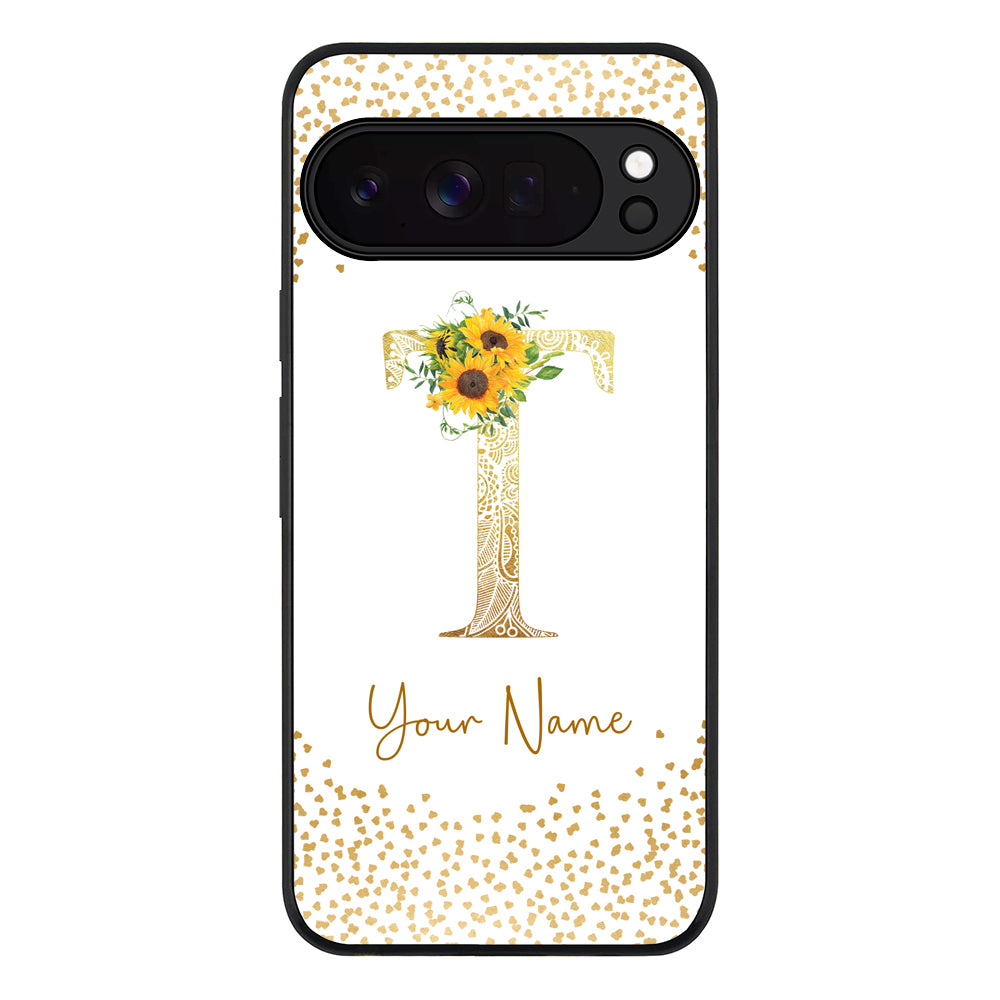 Floral Mandala Initial Phone Case - Google