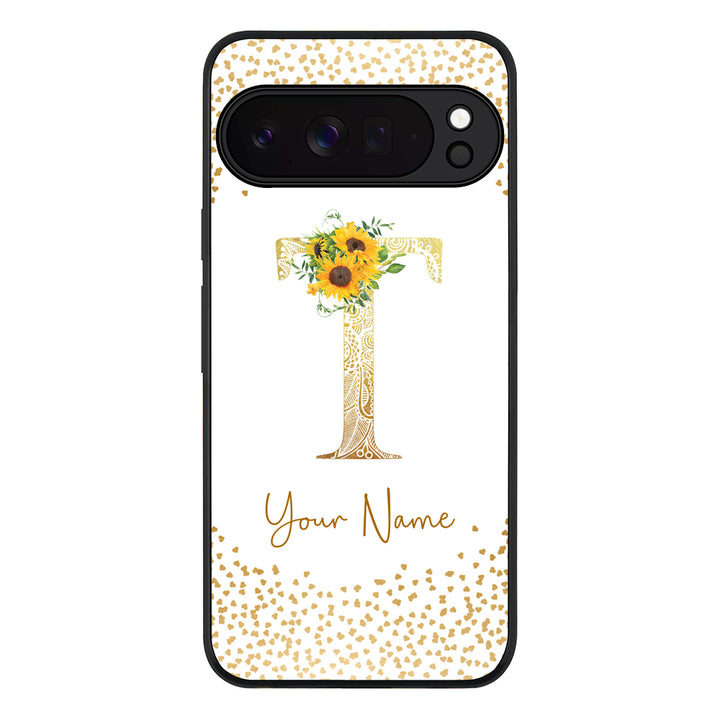 Floral Mandala Initial Phone Case - Google