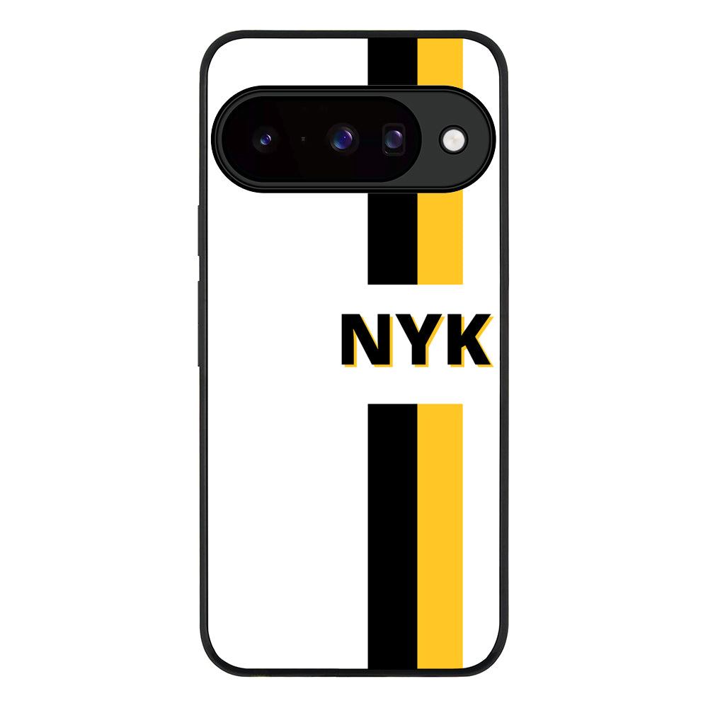 Custom Striped Monogram Phone Case - Google