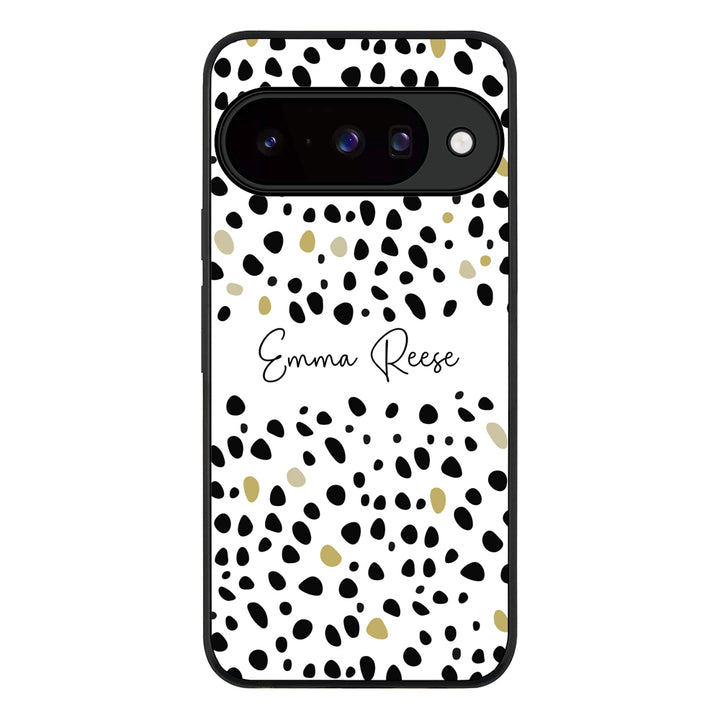 Pebble Multi Color Custom Text, My Name Phone Case - Google