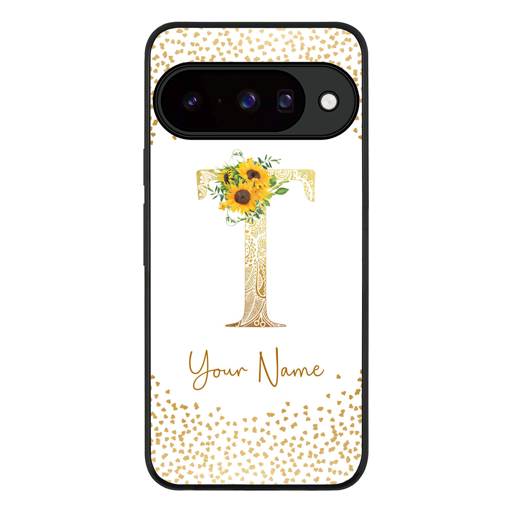 Floral Mandala Initial Phone Case - Google