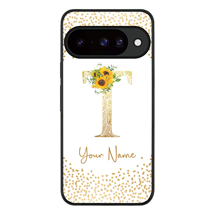Floral Mandala Initial Phone Case - Google